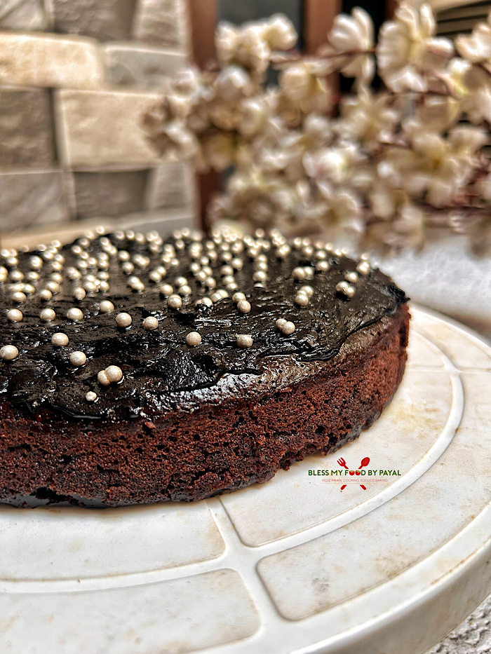 One Bowl Vegan Chocolate Cake with Rich Chocolate Glaze
