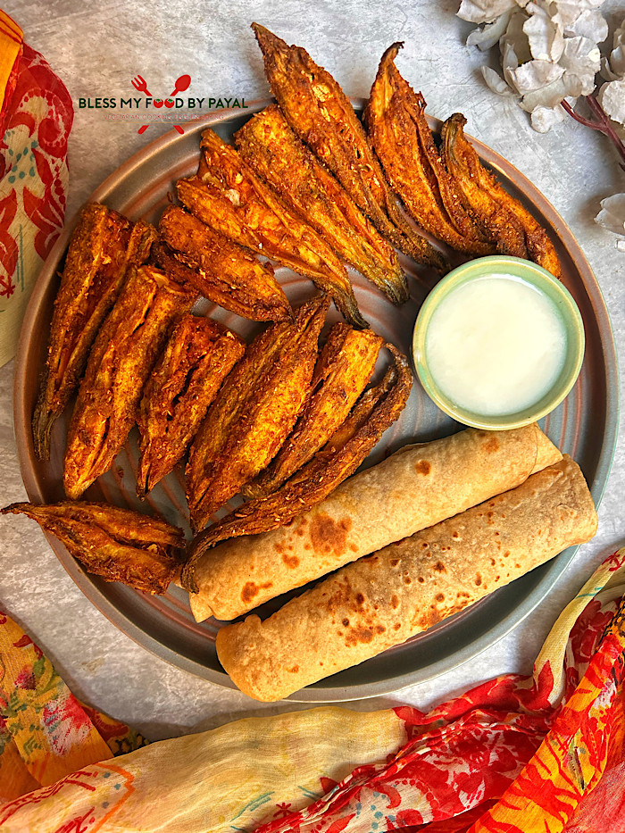 Bharwa Karela in Air Fryer | Air Fryer Bharwa Karela Recipe | Stuffed Bitter Gourd with Minimal Oil
