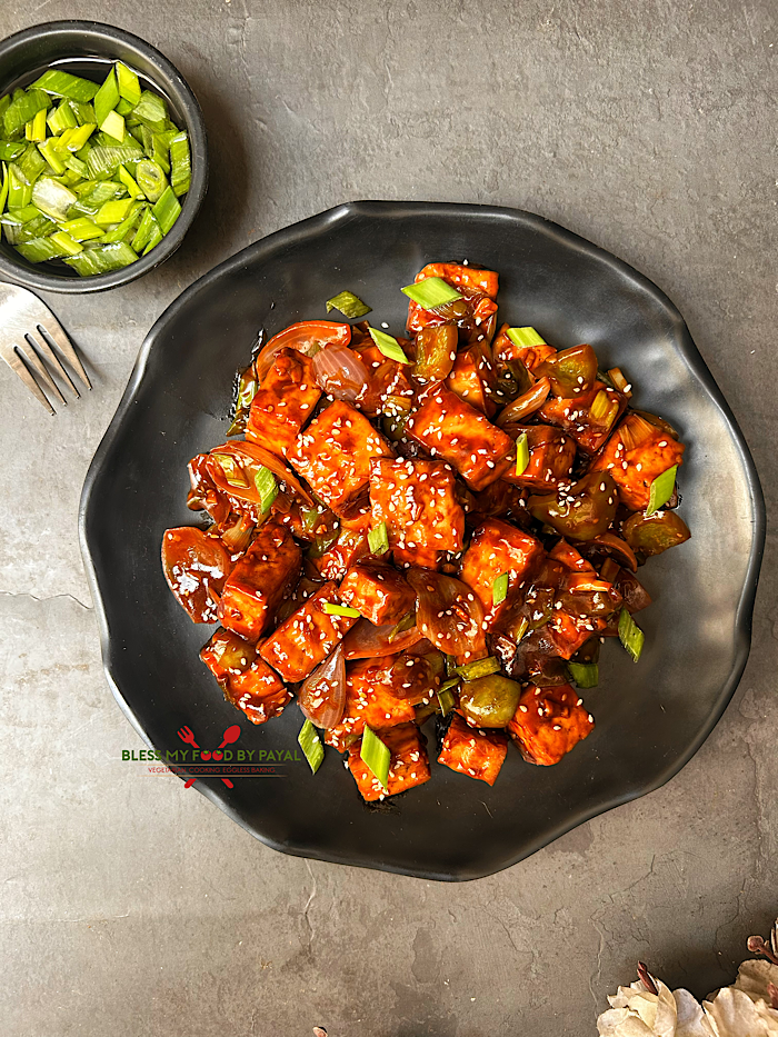 Air Fryer Chili Tofu Recipe (Vegan & Gluten-Free) | Crispy Air Fryer Chilli Tofu