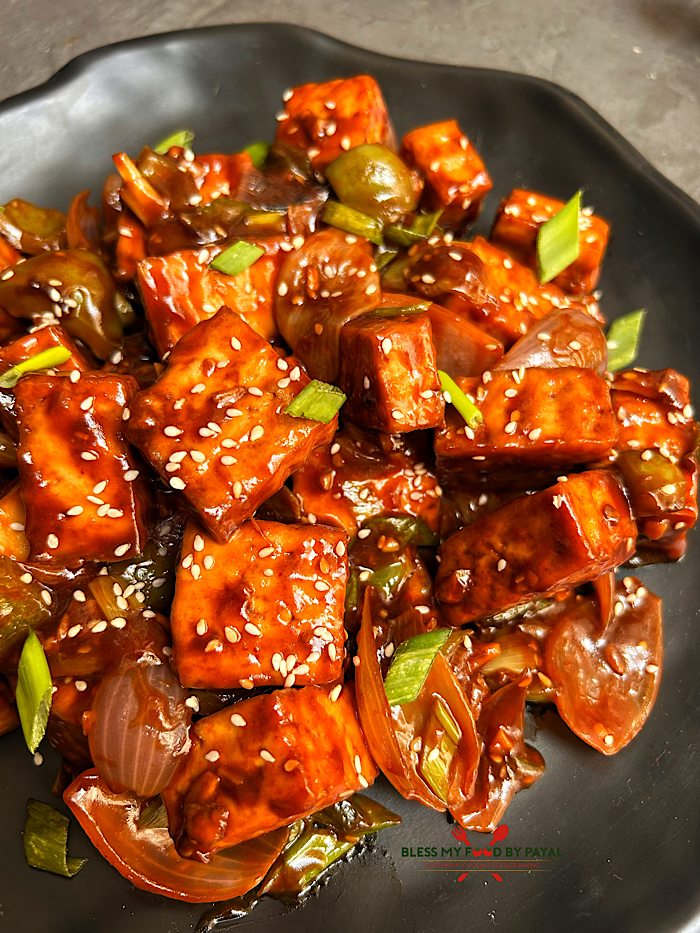 Air Fryer Chili Tofu Recipe (Vegan & Gluten-Free) | Crispy Air Fryer Chilli Tofu