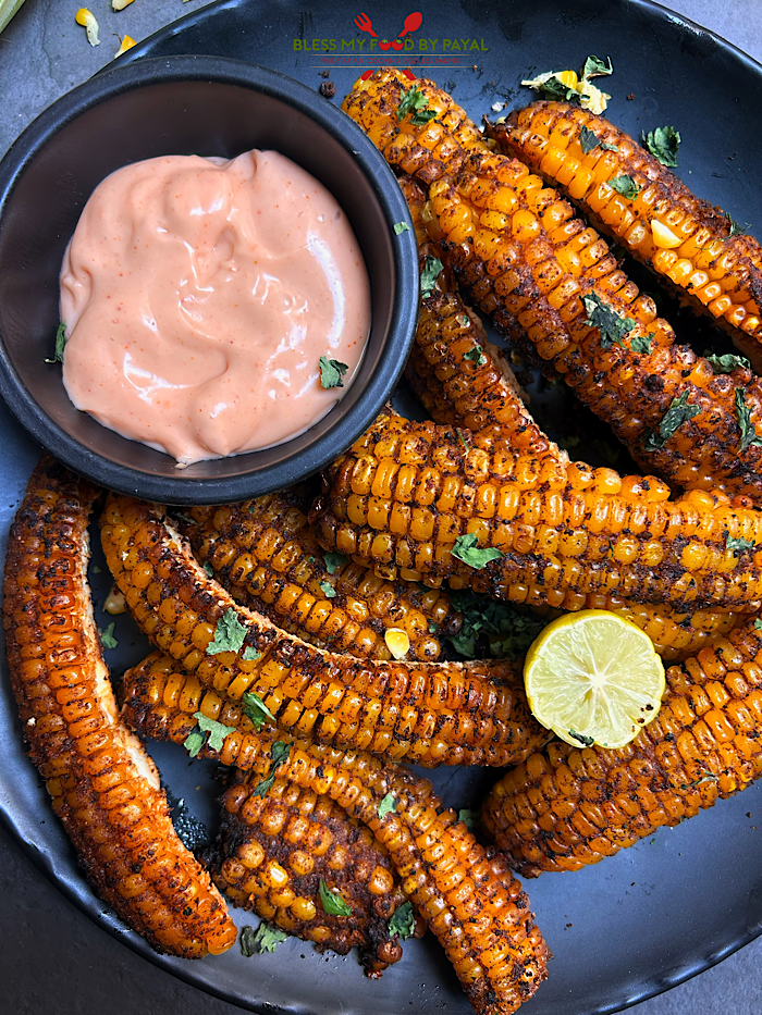 Crispy Vegan Corn Ribs in Air Fryer