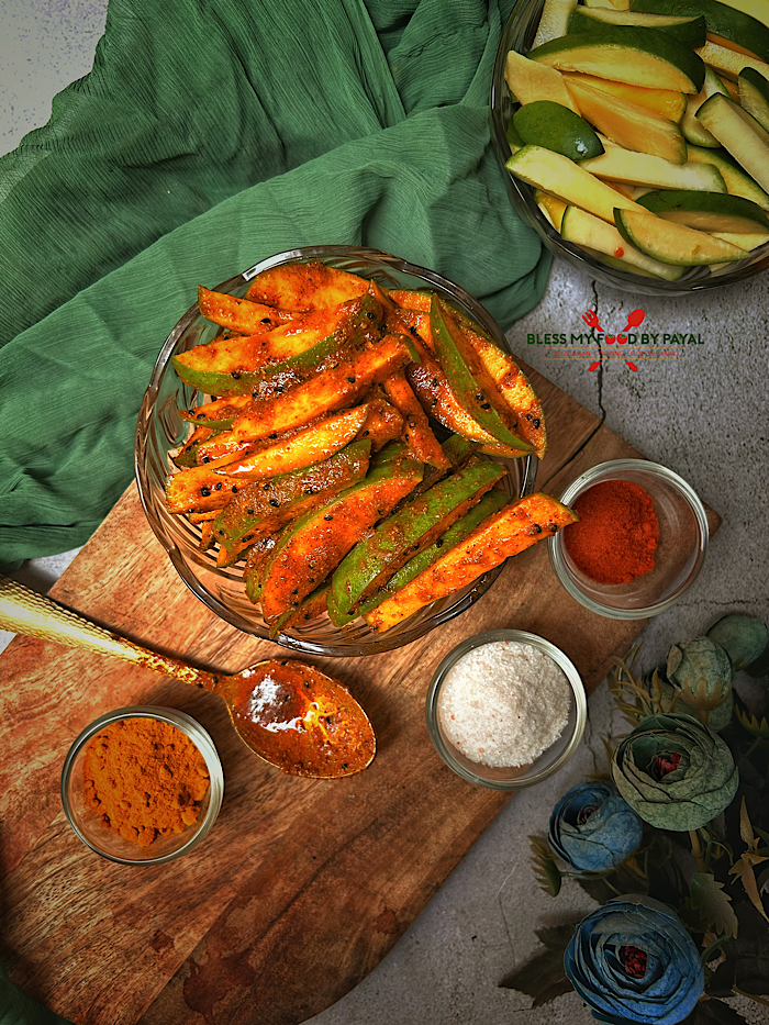Instant Mango Pickle (15 minutes recipe)