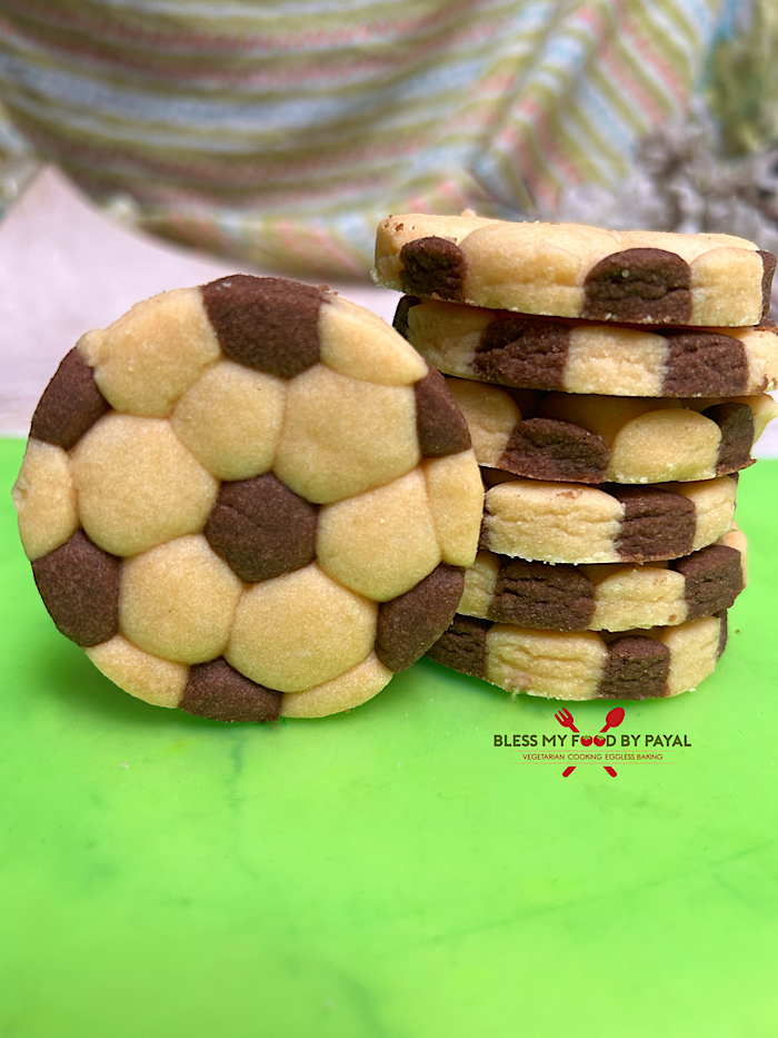 Vegan Football Cookies Recipe | Easy Soccer Ball Cookies Recipe