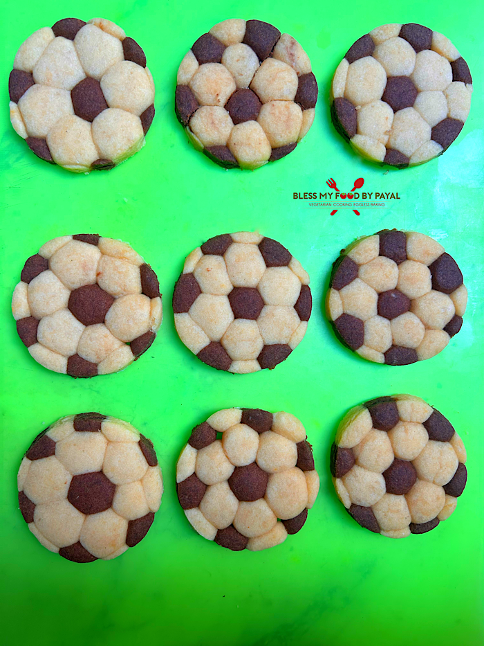 Vegan Football Cookies Recipe | Easy Soccer Ball Cookies Recipe