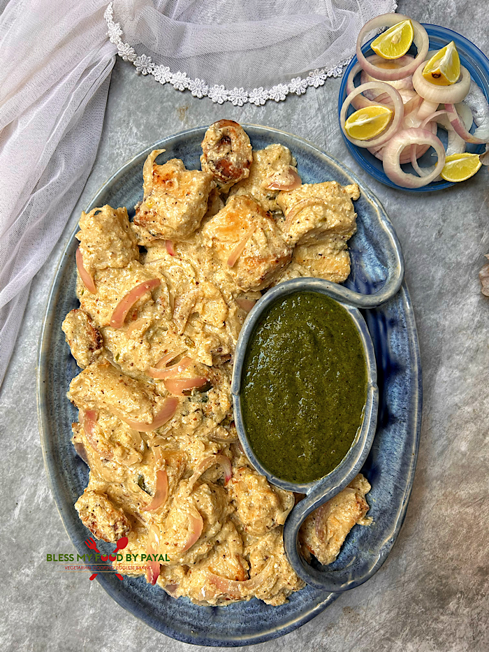 Malai soya chaap recipe