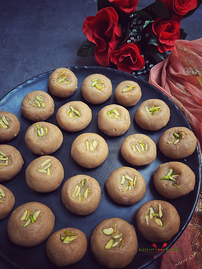Aate Ke Pede Recipe | Easy Homemade Atta Peda