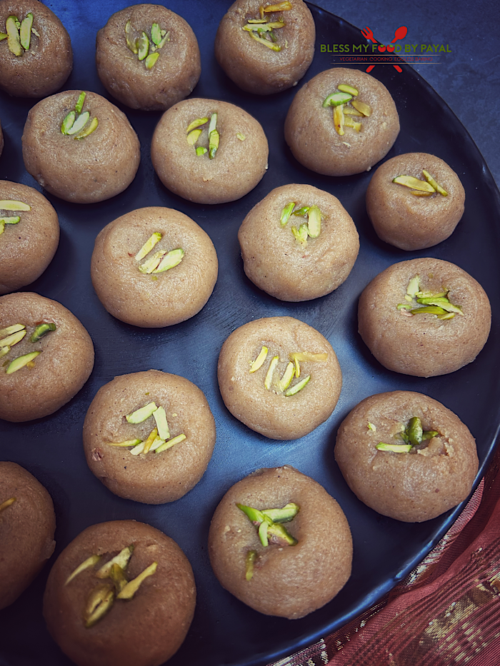 Aate Ke Pede Recipe | Easy Homemade Atta Peda