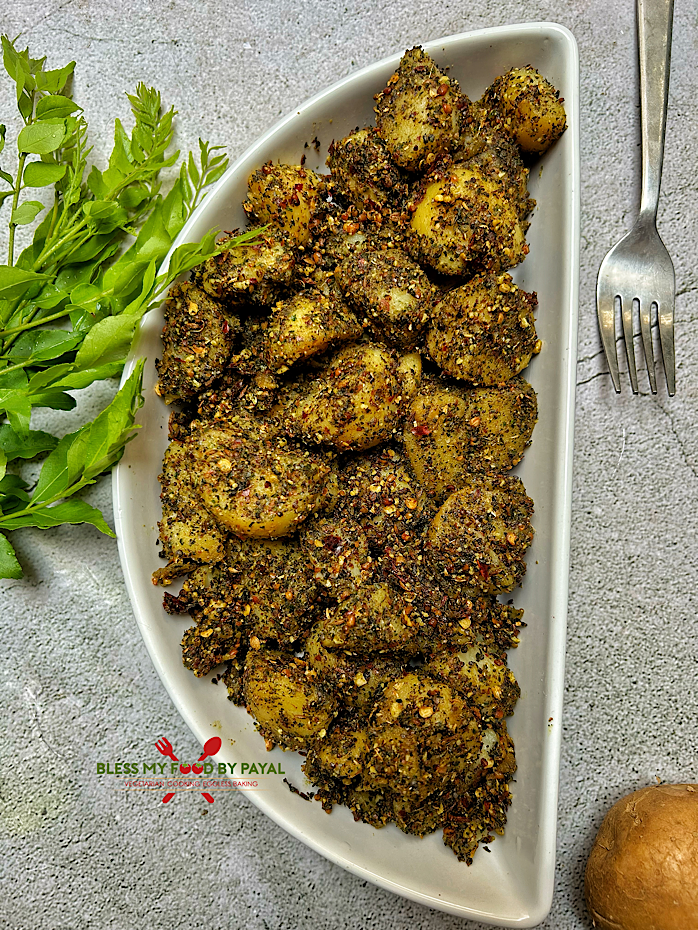 Curry Patta Aloo Recipe | Curry Leaves Potato Recipe