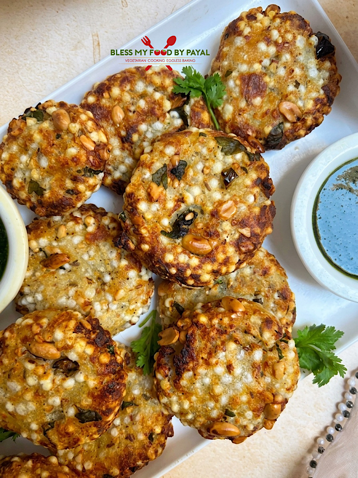 Air Fryer Sabudana Vada Recipe with Chutney for Vrat