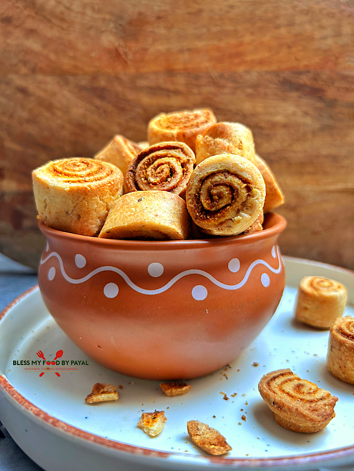 Bhakarwadi Recipe in Air Fryer and Oven