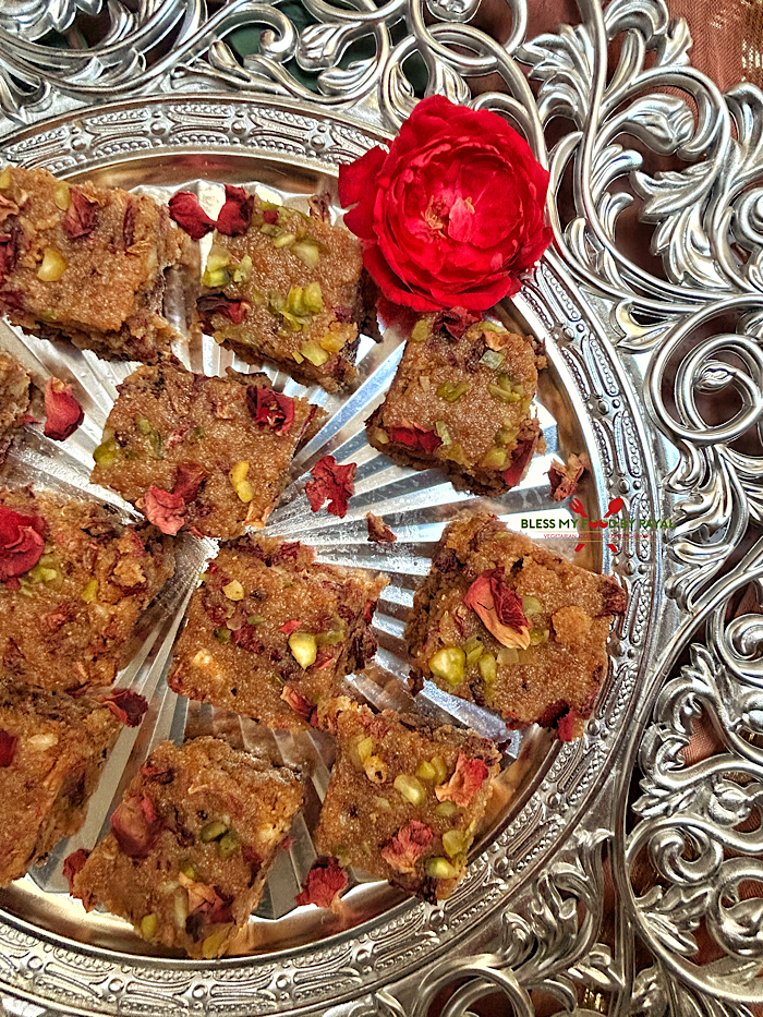 Gulab Pak Recipe | Rose Petal Barfi | Traditional Indian Rose Sweet