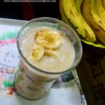 Banana Flakes Smoothie | smoothie with banana and corn flakes