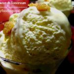 butterscotch ice cream | eggless butter scotch ice cream recipe