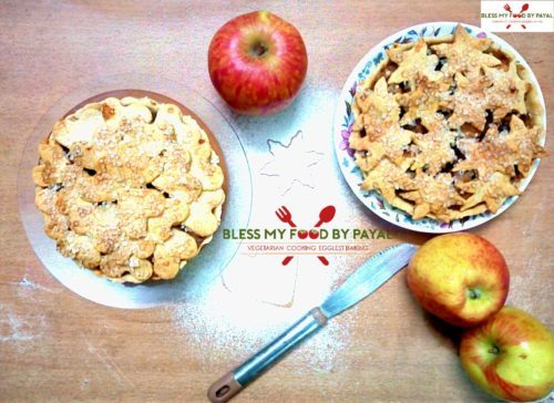 Apple pie recipe eggless