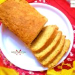 Whole wheat bread from leftover cooked moong dal