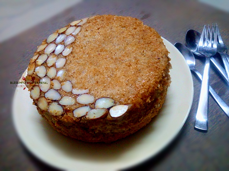 Eggless Almond Vanilla Cake « The Secret Ingredient