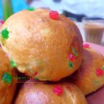 Eggless tutti fruity sweet buns | tutti fruity bread | homemade sweet buns recipe