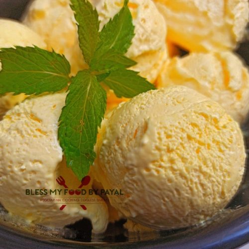 Mango ice cream recipe with 3 ingredients | mango ice cream without condensed milk | easy mango ice cream recipe