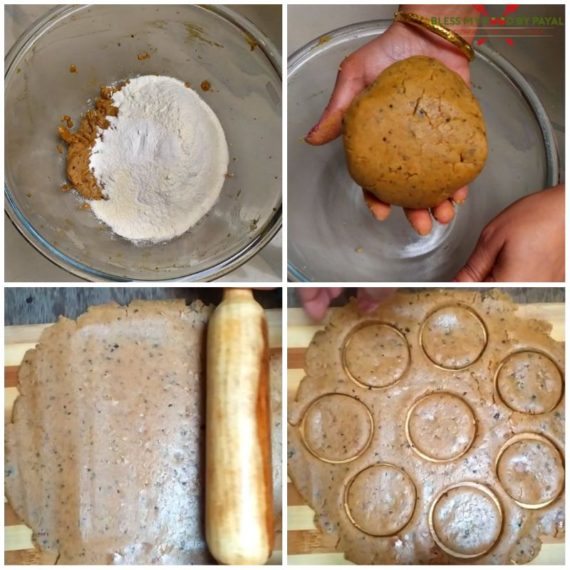 Ghee residue biscuits recipe | desi ghee residue cookies