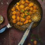 Chutney wale aloo recipe | chutney ke aloo | baby potatoes with green chutney