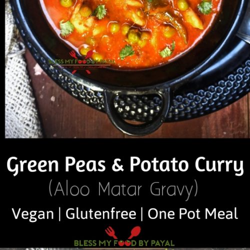 Green peas and potato curry