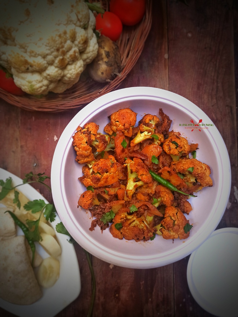 Cauliflower and potato fry Indian recipe