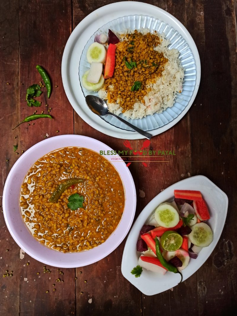 Green moong dal recipe without tomato