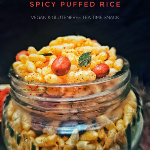Spicy puffed rice recipe