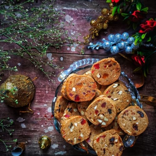 Christmas Fruit cake cookies recipe