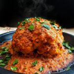 Whole roasted Indian cauliflower with vegan sauce- Gobi Musallam Recipe