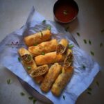 Air fried Spring Rolls without separate sheets recipe