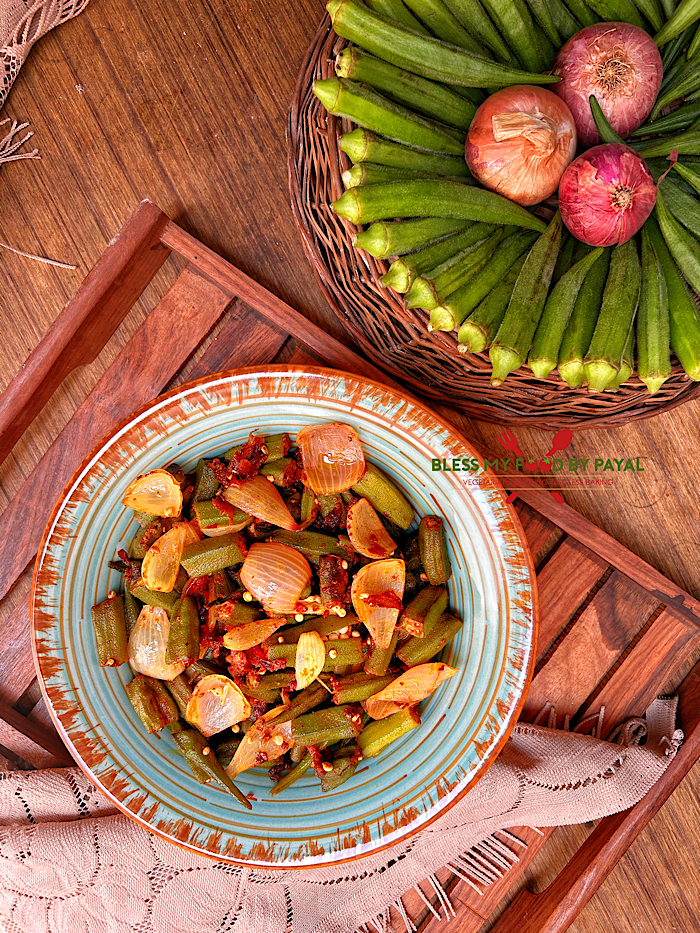 Bhindi do pyaza recipe | Okra with Onions recipe
