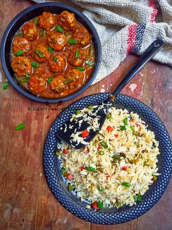 Air Fryer Veg Manchurian Gravy