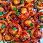 Korean chilli garlic potato bites recipe