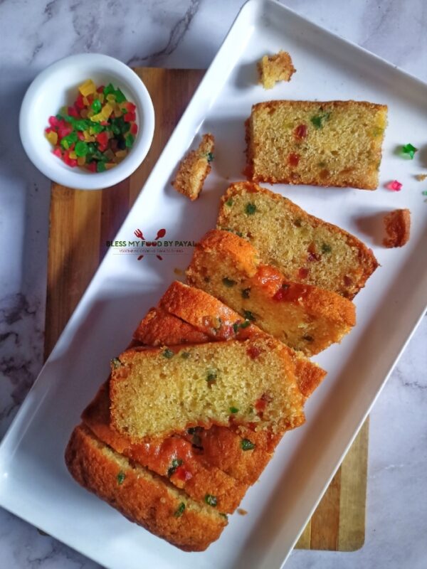 Eggless Tutti Fruity Cake Britannia Fruit Cake Recipe Eggless 