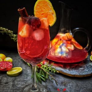 Virgin Spiced Holiday Sangria Recipe