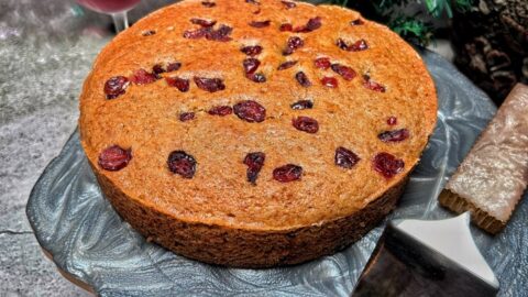 Cranberry Upside Down Cake Recipe | The Gracious Pantry