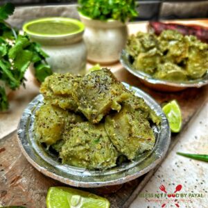 Roasted Sweet potato chaat recipe Indian Style