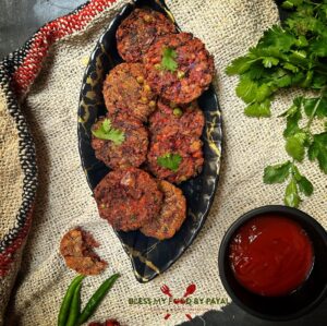 Oats Vegetables cutlets in Air Fryer