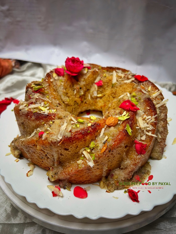 Eggless Thandai Cake recipe