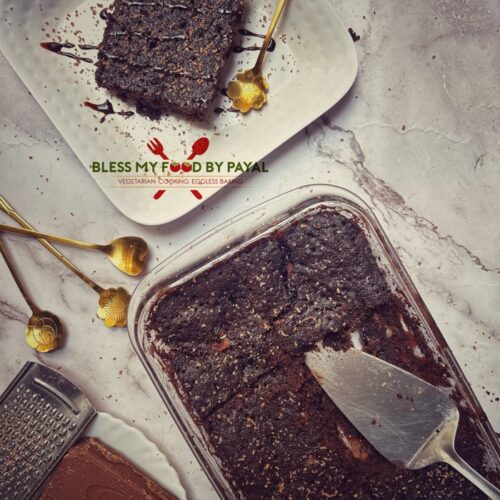 Eggless Chocolate Dump Cake Recipe