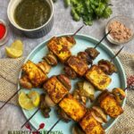 Vegan Tofu Tikka in oven Indian style