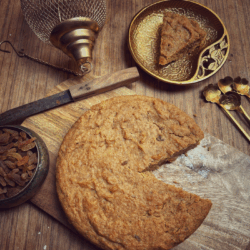 Sugar free Vegan Raisins Cake Recipe