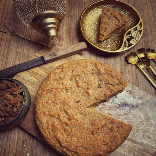 Sugar Free Vegan Raisins Cake Recipe