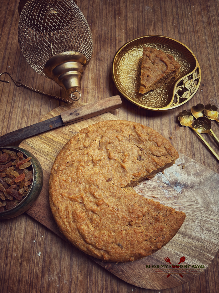 Sugar Free Vegan Raisins Cake Recipe