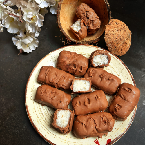 Easy Homemade Vegan Bounty Bars