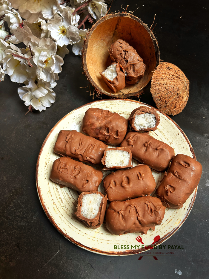 Easy Homemade Vegan Bounty Bars