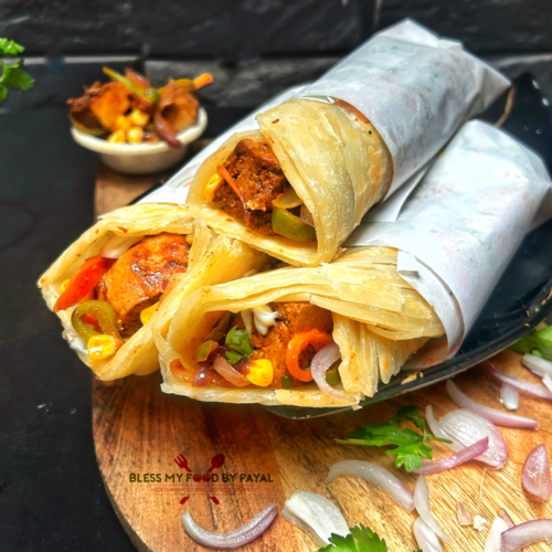 Tofu Kathi Rolls Recipe