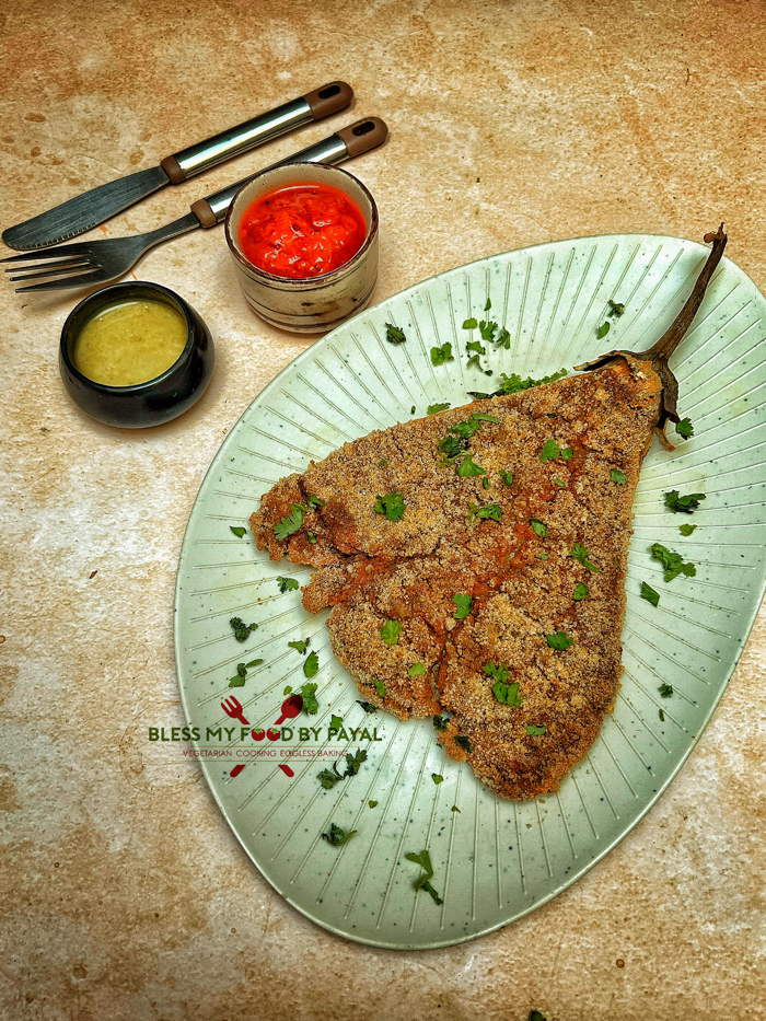 Crispy Vegan Eggplant Schnitzel