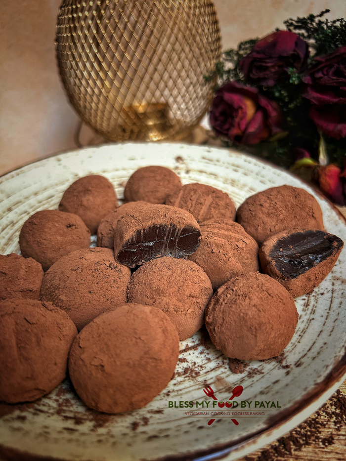 2 Ingredients Vegan Chocolate Truffle Recipe